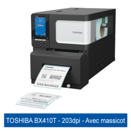 Imprimante Toshiba BX410T 203dpi avec massicot